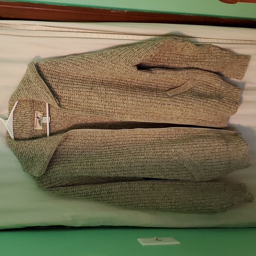 Vintage 70s 80s Winona Knits Zip up Wool Sweater - Picture 10 of 12